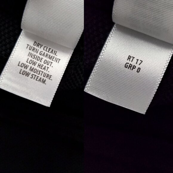 St. John Emma Trouser Pants Womens 16 Black Gray Birdseye Tapered Leg Full USA - Picture 11 of 13